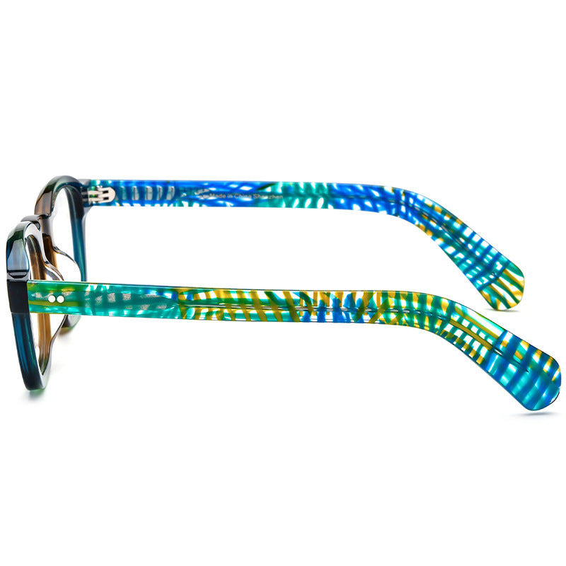 Retro Square Acetate Eyeglass Frames