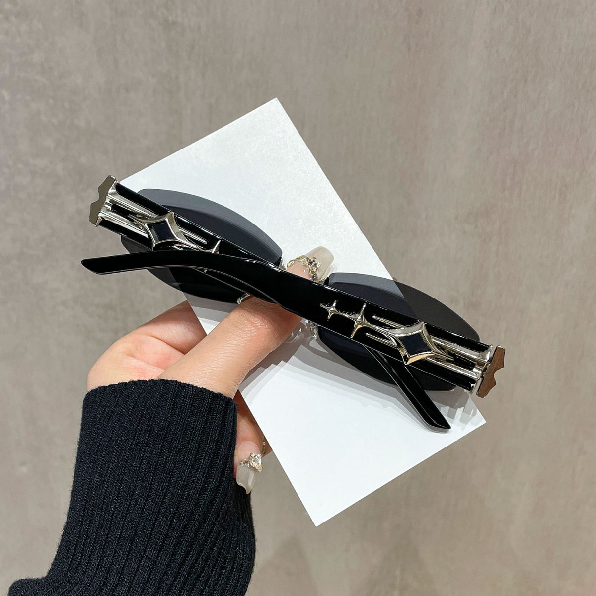 Star-Shaped Frameless UV Protection Sunglasses