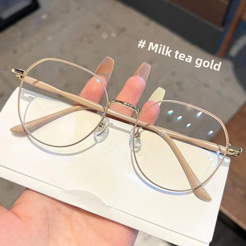 Anti Blue Light Photochromic Metal Frame Glasses