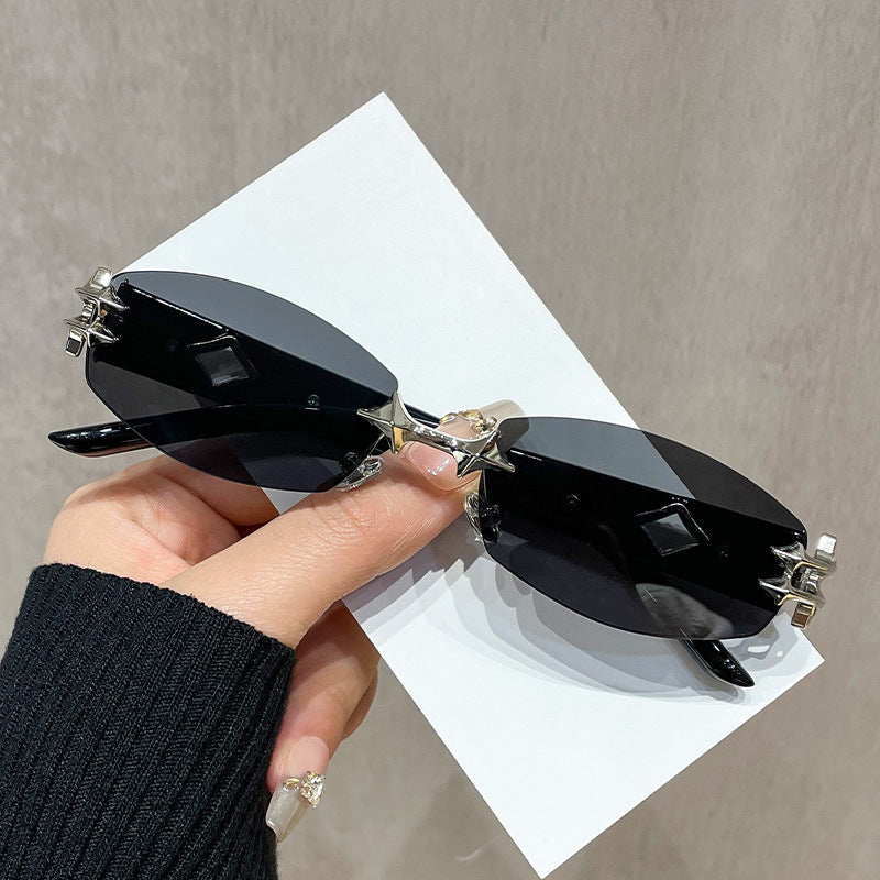 Star-Shaped Frameless UV Protection Sunglasses