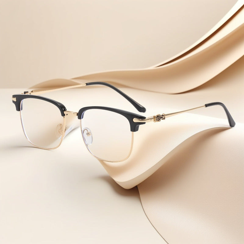 Retro Metal Eyeglasses Frame